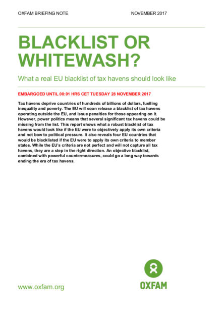 publication cover - Blacklist or Whitewash?