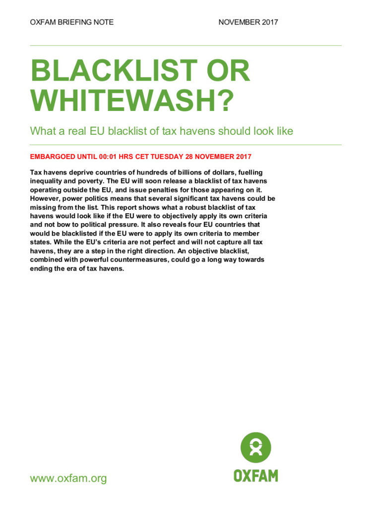 publication cover - Blacklist or Whitewash?